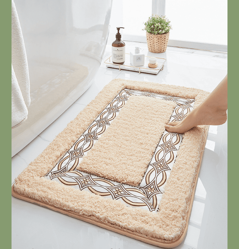 Thảm lau chân nhà tắm chống trượt cotton YHT002 1 Thảm lau chân nhà tắm chống trượt cotton YHT002 10