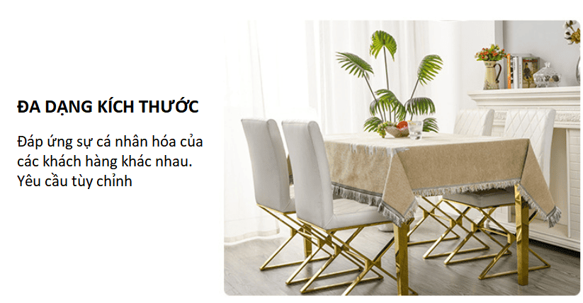 Khăn trải bàn sợt tổng hợp dệt họa tiết STF3668 9