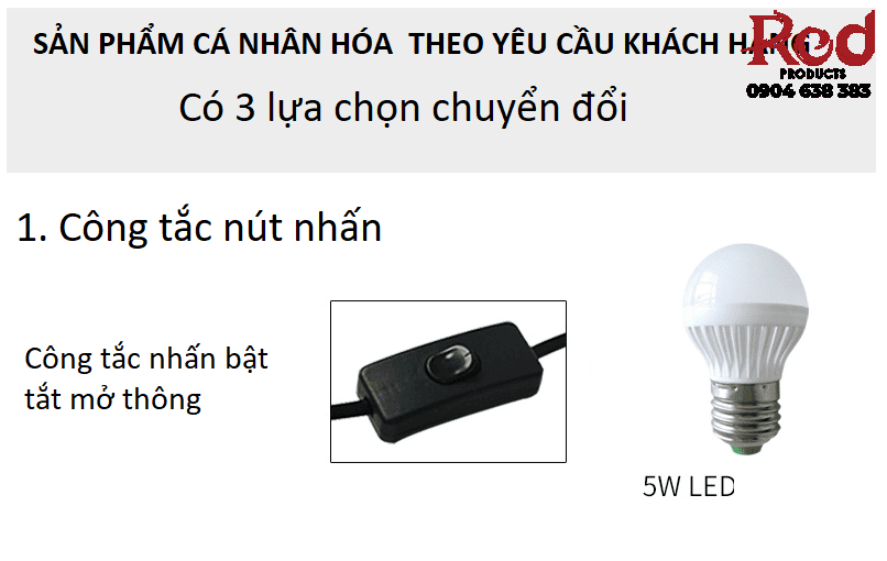 Đèn bàn hiện đại tối giản phòng ngủ kiểu Mỹ RX140 18