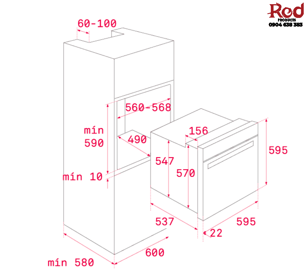 Lò nướng đa năng âm tủ Teka HBB 735 4