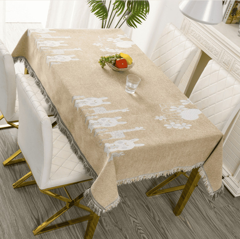 Khăn trải bàn sợt tổng hợp dệt họa tiết STF3668 14