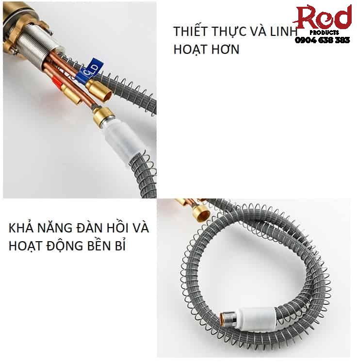 Vòi nước rửa chén hai chế độ chảy kéo dài DL2010SYB 20