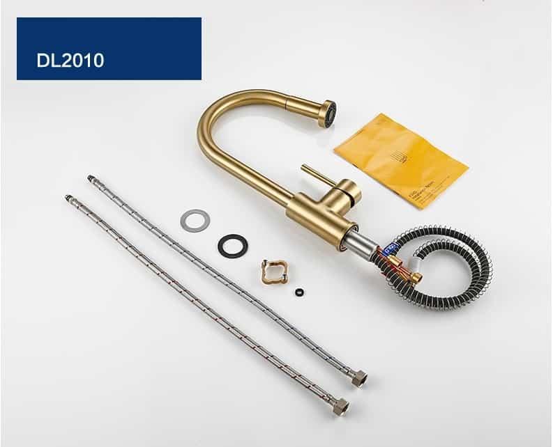 Vòi nước rửa chén cảm ứng xoay 360 độ DL2010SWT 21