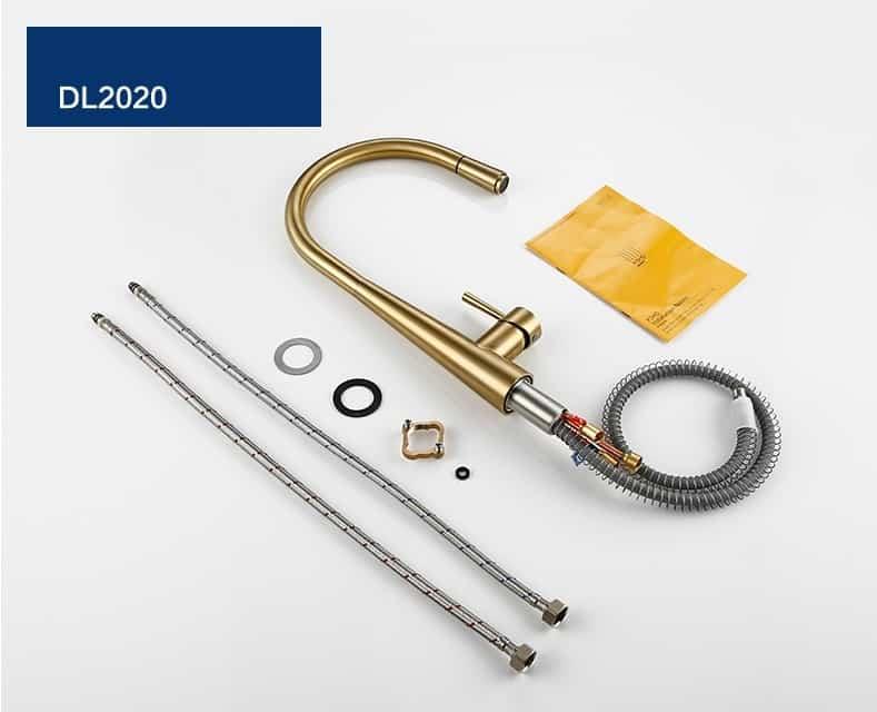 Vòi nước rửa chén cảm ứng xoay 360 độ DL2010SWT 22