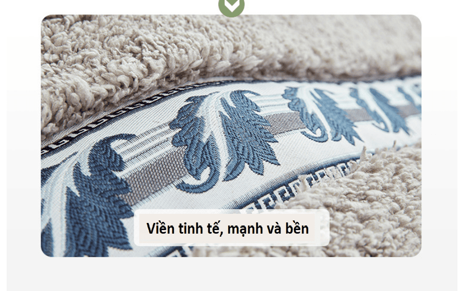 Thảm lau chân nhà tắm chống trượt cotton YHT002 6 Thảm lau chân nhà tắm chống trượt cotton YHT002 15