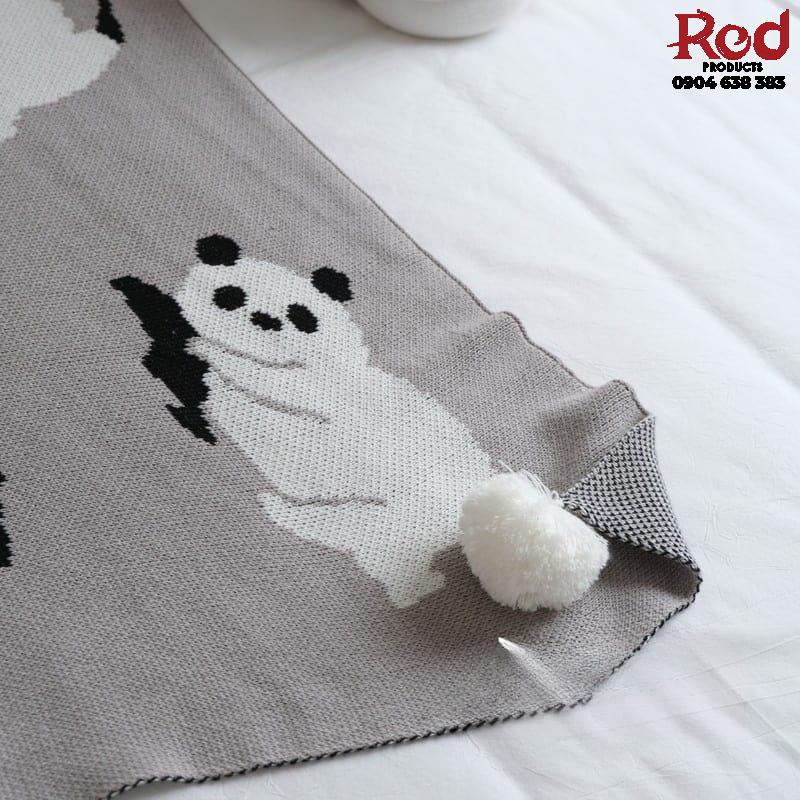 Tấm trải giường cotton họa tiết gấu trúc BMH0091 6