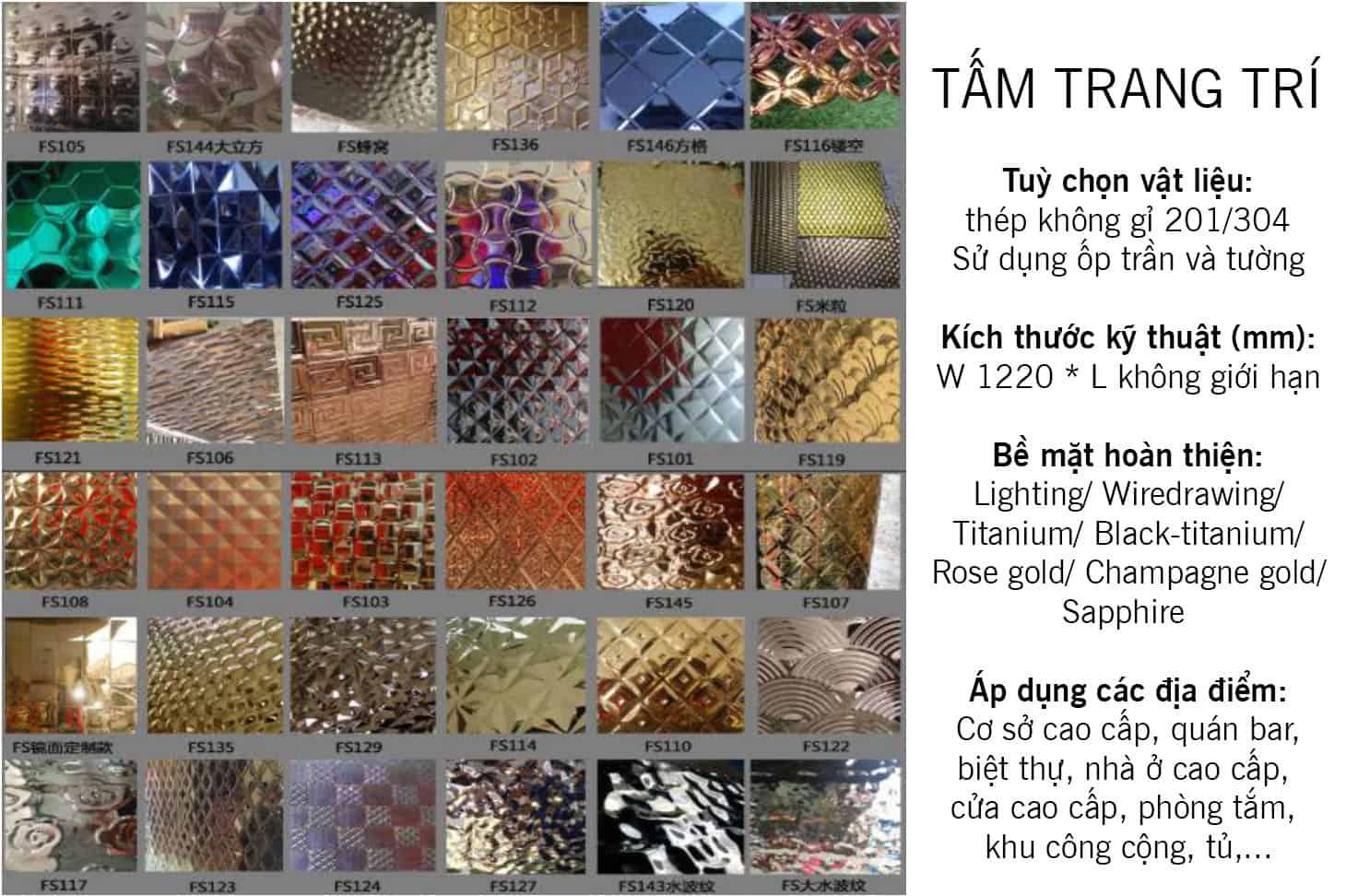 Trần kim loại trang trí nội thất khách sạn FM4354 11