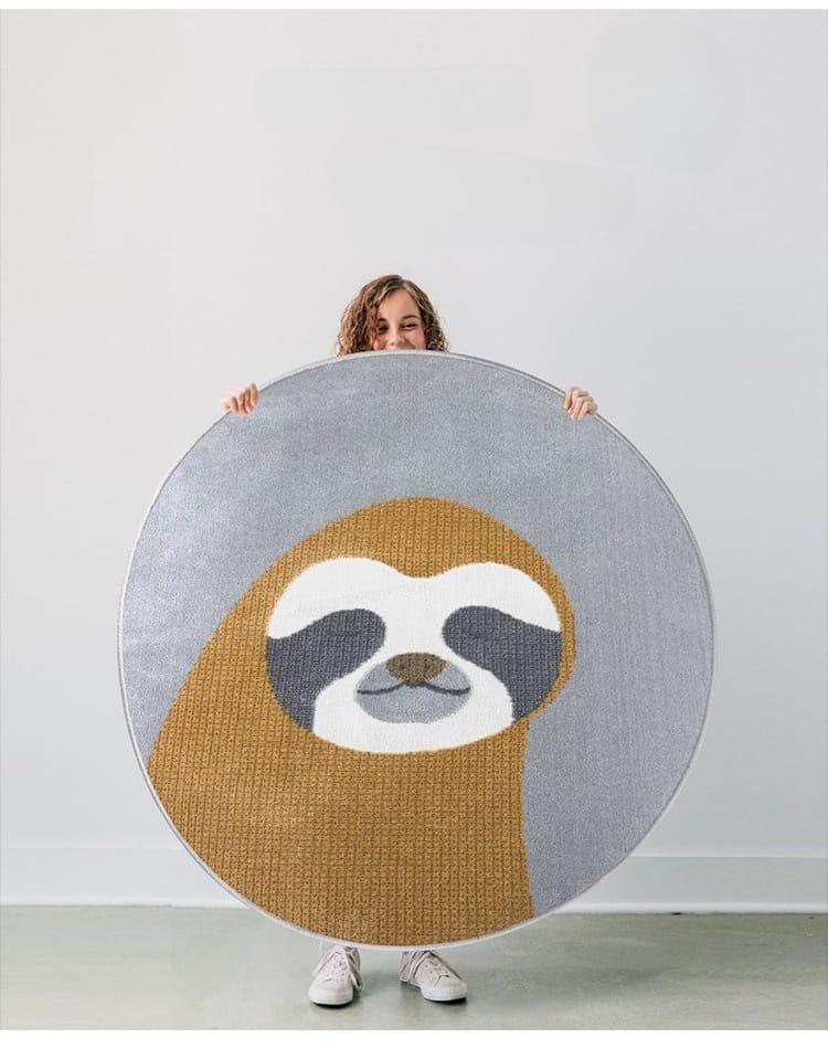 Thảm trải sàn hình tròn họa tiết hoạt hình FDC0509A 10