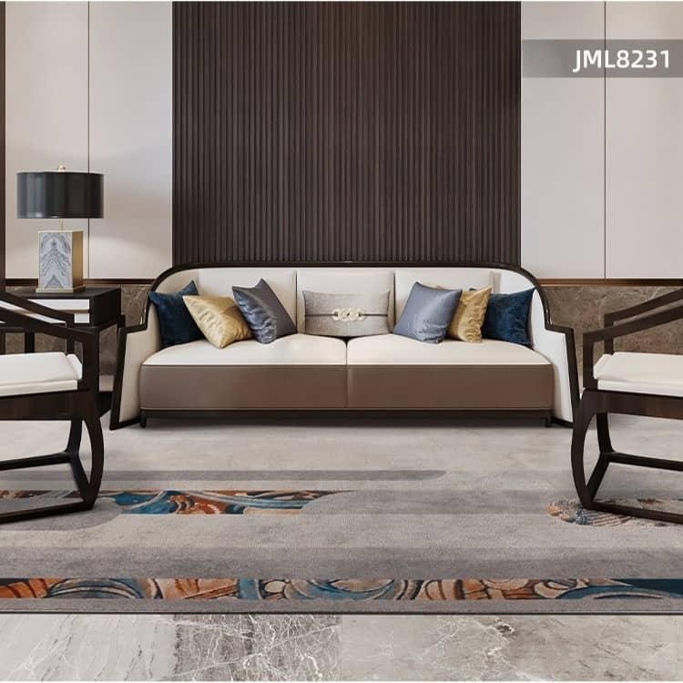 Thảm trải sàn họa tiết đan xen cổ điển FDC2893 10