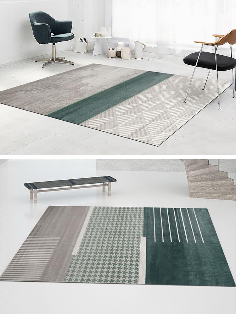 Thảm trải sàn sọc phong cách Bắc Âu FDC3389 12