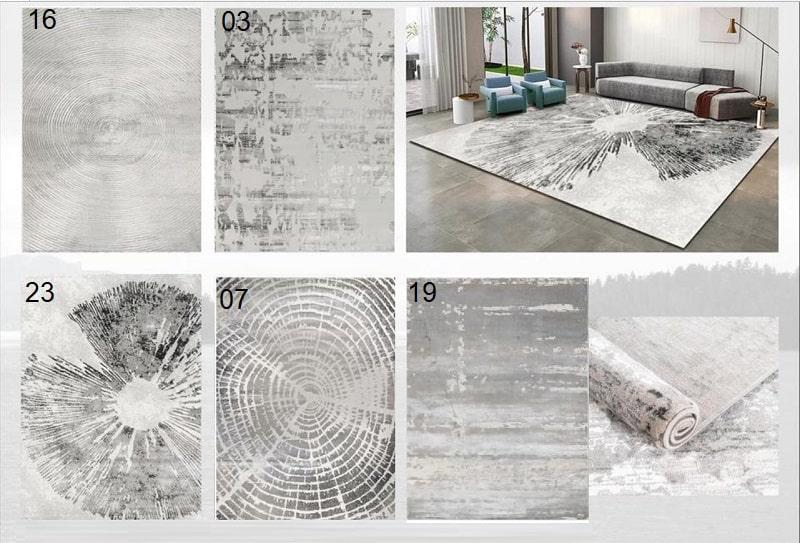 Thảm trải sàn phòng khách hiện đại sang trọng FDC6859 12