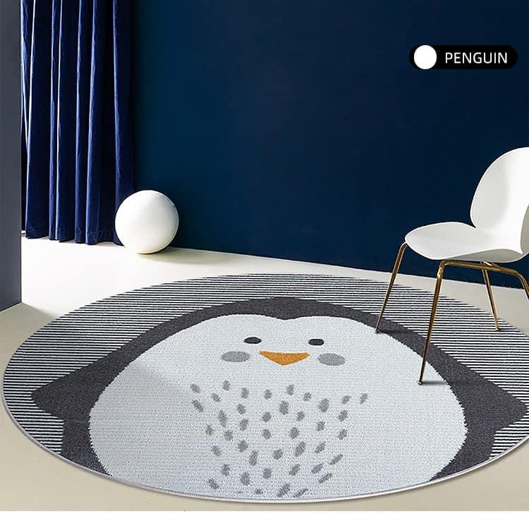 Thảm trải sàn tròn polyester họa tiết cho bé FDC0509B 5