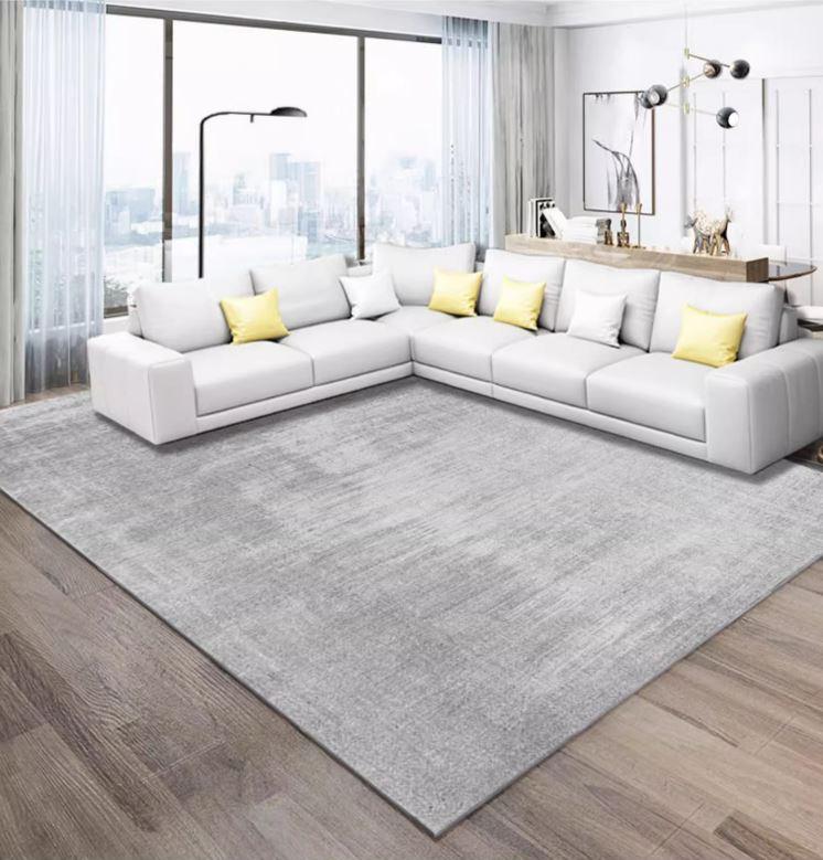 Thảm lót sàn màu xám phong cách tối giản YN-PY02 7