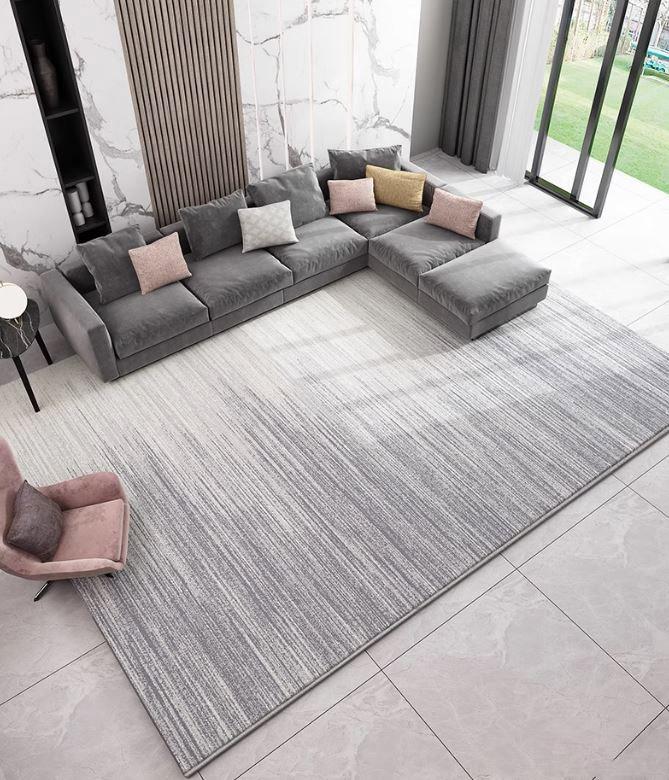 Thảm lót sàn phòng khách phong cách Bắc Âu hiện đại YN-XKK69 4