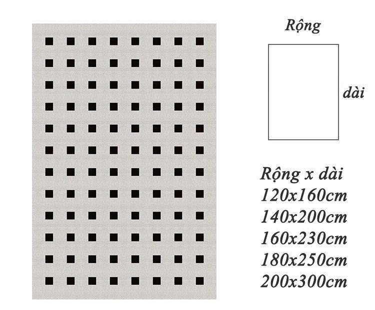 Thảm sàn lông cừu nhân tạo phong cách Retro JYJ6808 11