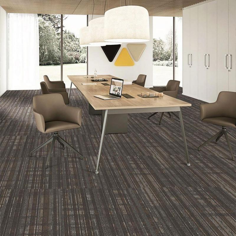 Thảm sàn văn phòng hoa văn sọc tối giản SP0188 6