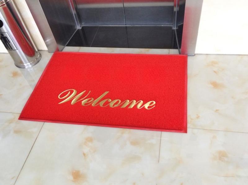 Thảm trải lối vào nhựa PVC Welcome đa màu GYC1812 5