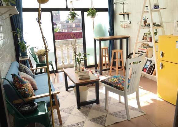 Thảm trải sàn phòng khách họa tiết tam giác tối giản LY3972 6