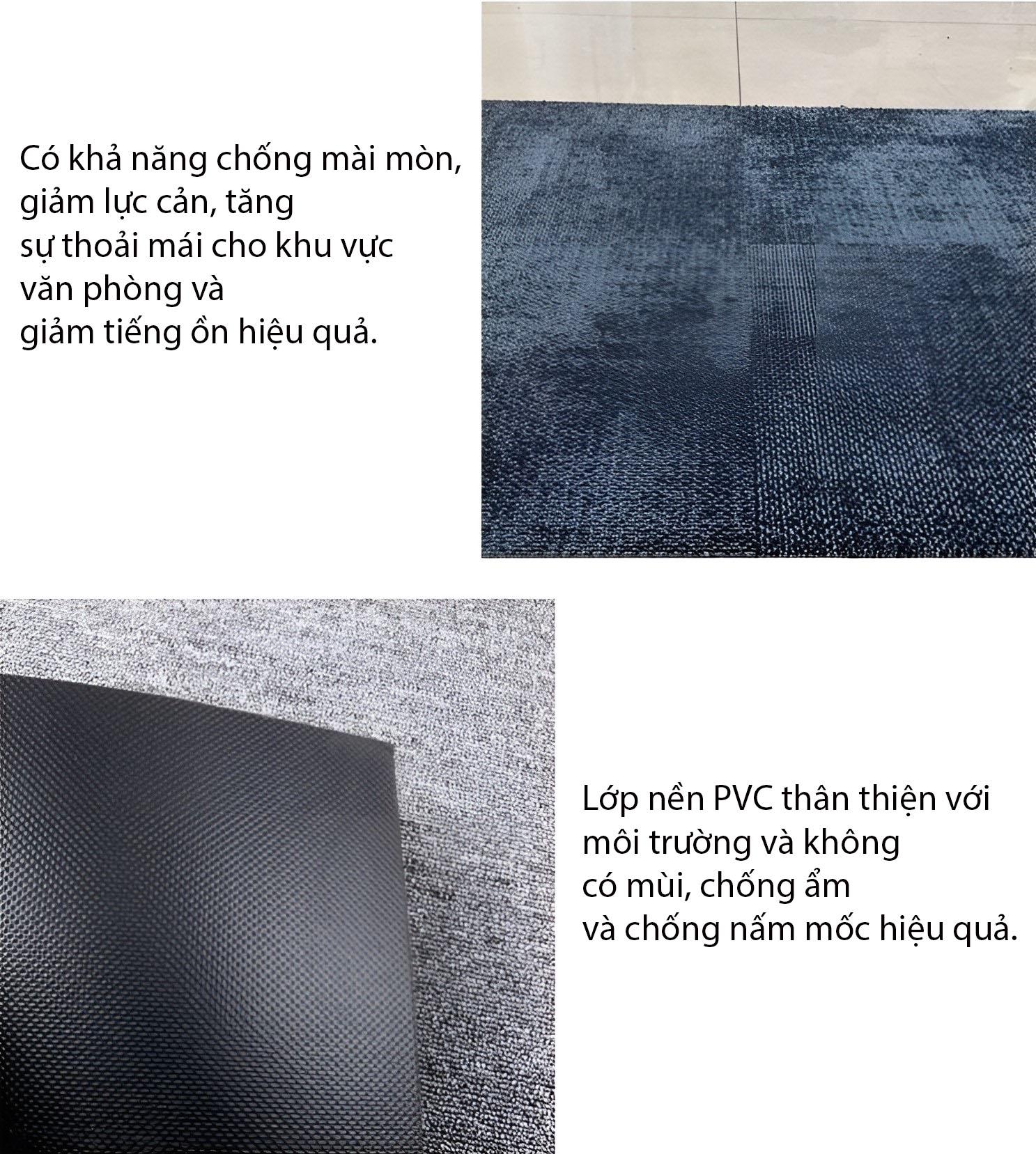 Thảm trải sàn phòng tiếp tân sọc dọc đế PVC FC1691 11