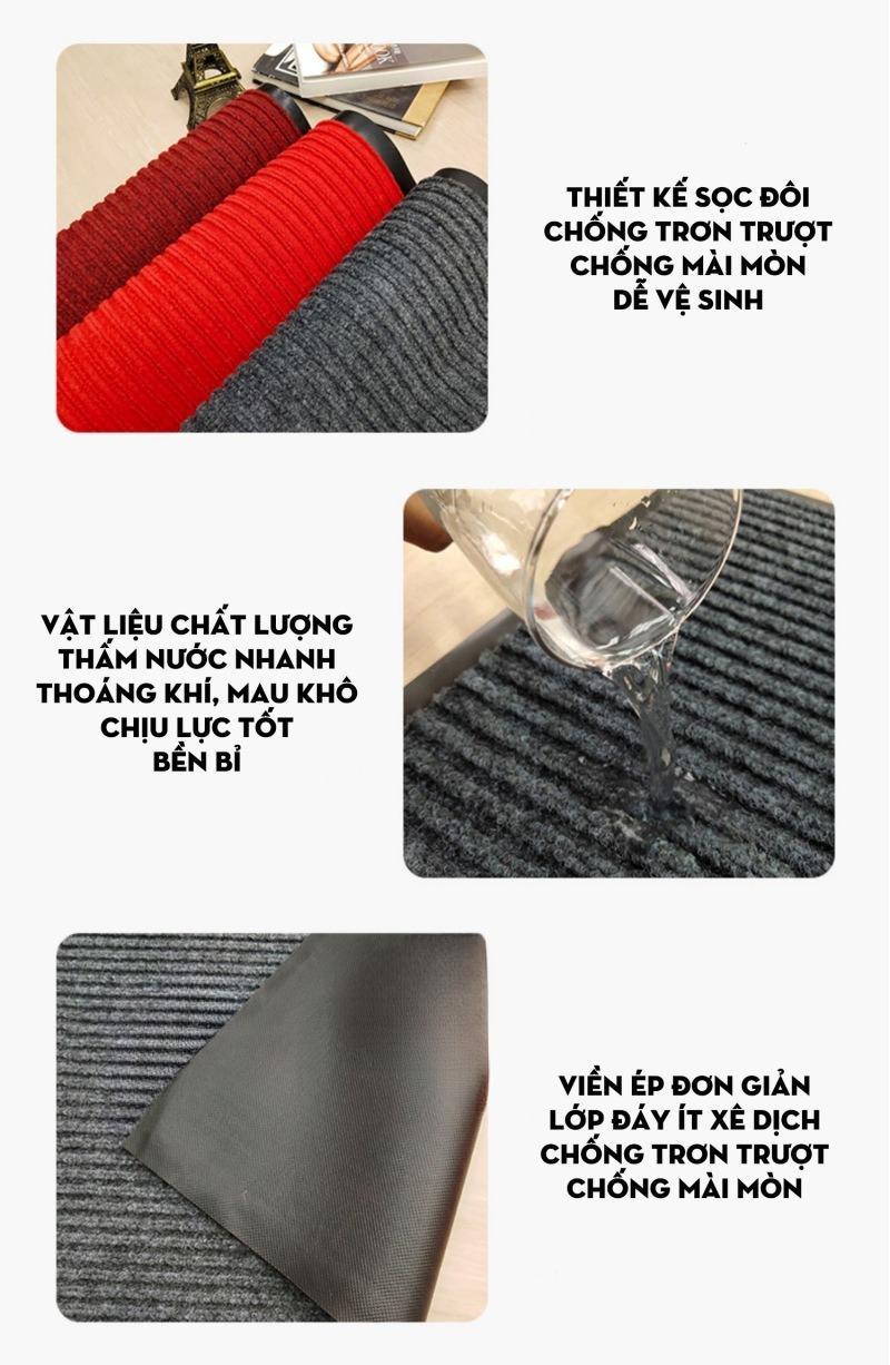 Thảm trải sàn sợi tổng hợp Welcome lối vào GYC1010 5