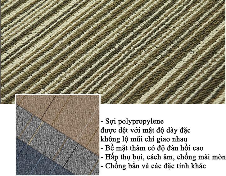 Thảm trải sàn văn phòng kẻ sọc gradient KT6335 10 Thảm trải sàn văn phòng kẻ sọc gradient KT6335 15
