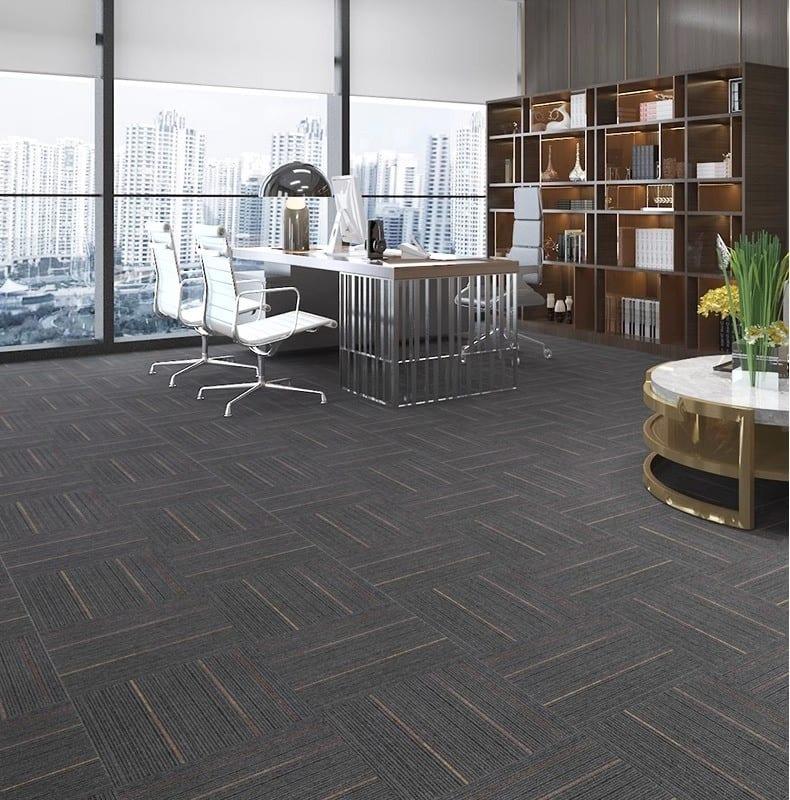 Thảm trải sàn văn phòng kẻ sọc hiện đại SP6276 10