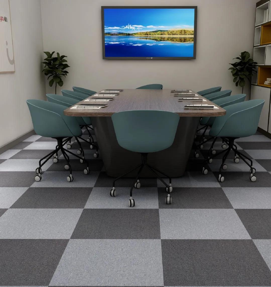 Thảm trải sàn văn phòng sọc đa màu hiện đại LG5656 13