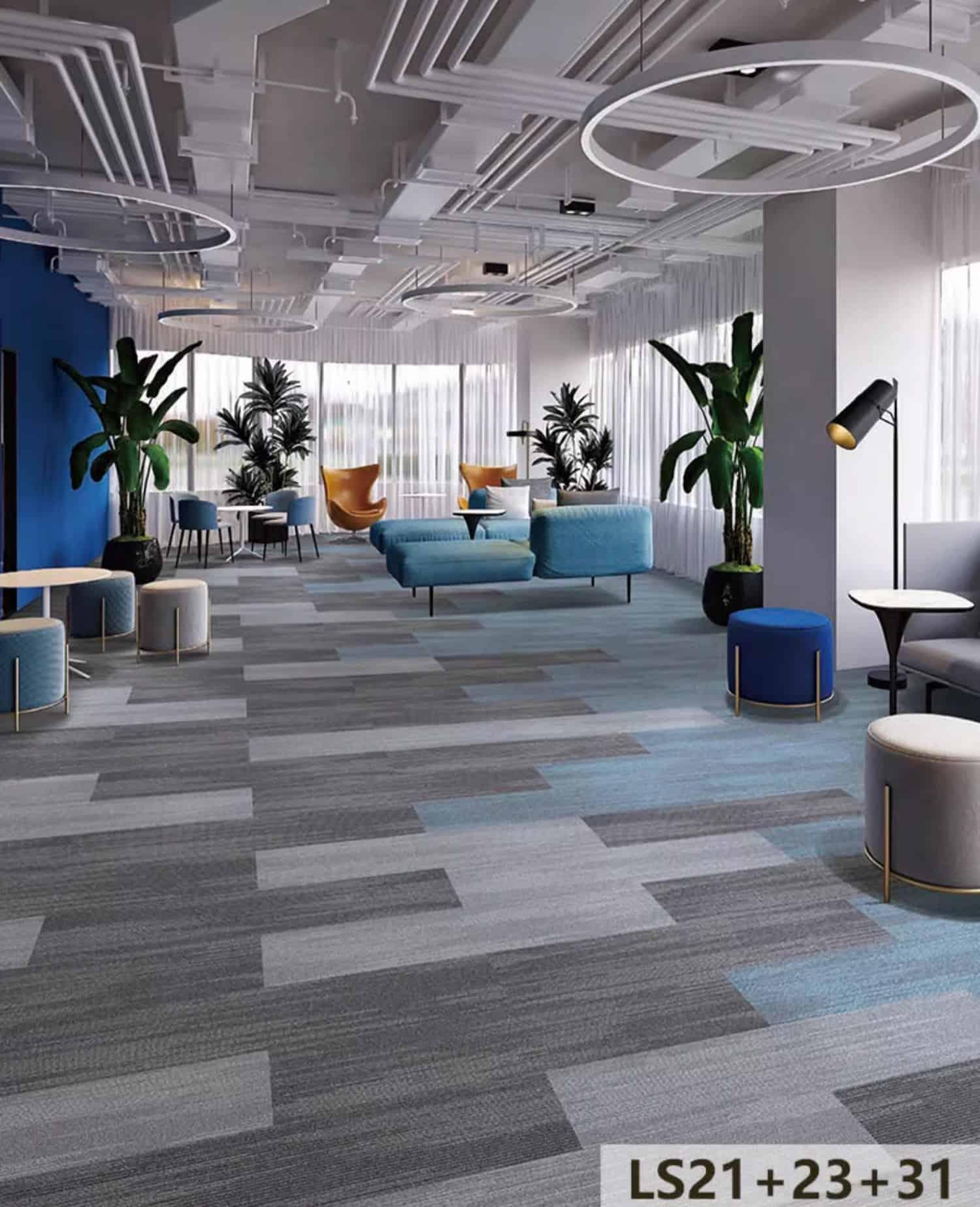 Thảm trải sàn văn phòng đa màu sợi polyamide SP7071 1 Thảm trải sàn văn phòng đa màu sợi polyamide SP7071 9