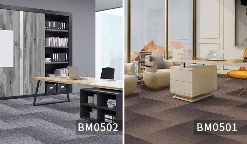 Thảm trải sàn văn phòng tòa nhà sọc gradient BM05 6