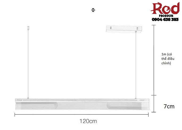 Đèn thả trần bàn ăn bàn họp văn phòng cao cấp XL7515 18