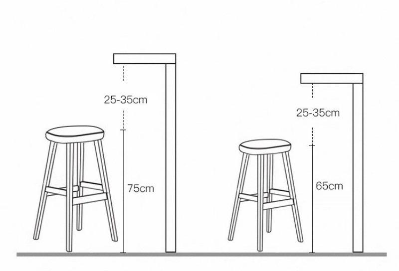 Ghế bar gỗ đan dây cói phong cách Nhật Bản GR6744 17