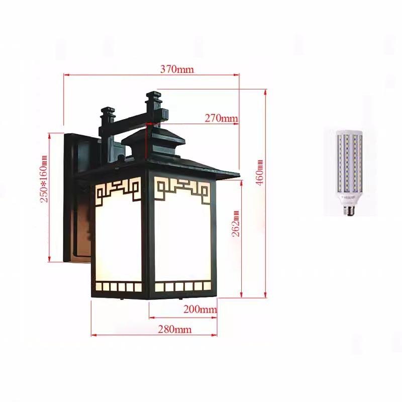 Đèn gắn tường hàng lang biệt thự ngoài trời XT1502 6