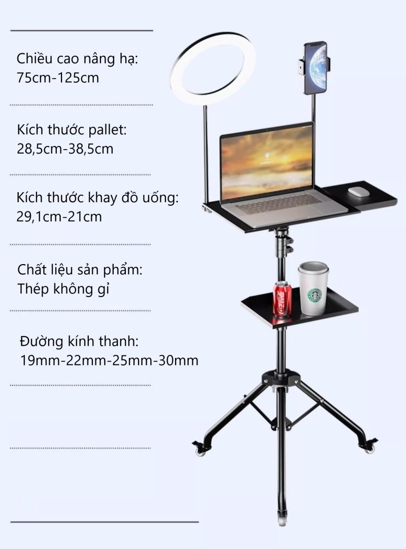 Giá đỡ laptop điện thoại livestream đa năng AS6787 14