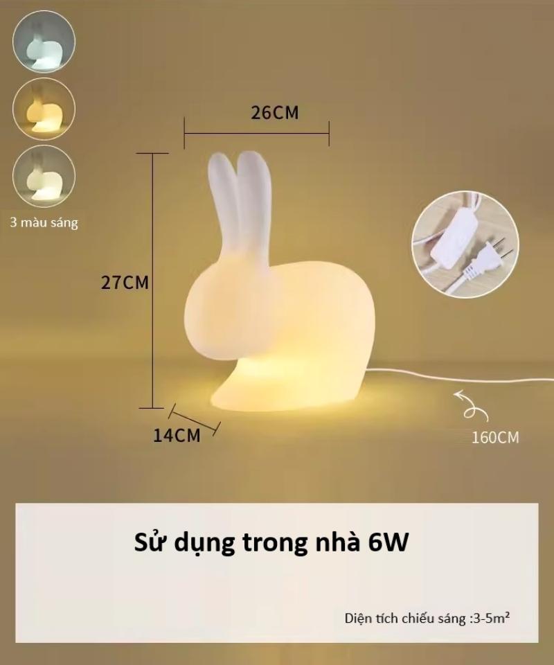 Đèn led thỏ ngọc 16 màu sân vườn ngoài trời DG2107 11