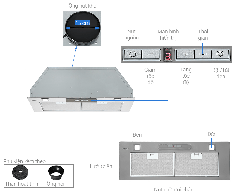 Máy hút mùi âm tủ bếp Hafele HH-BI79A 533.80.038 10