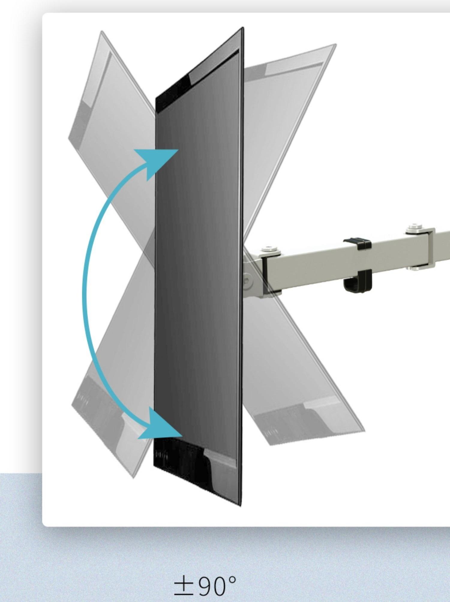 Giá đỡ màn hình kẹp bàn nâng xoay đa chiều MD6421 7