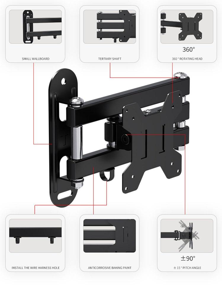 Giá đỡ màn hình treo tường tiện lợi MA2776 10