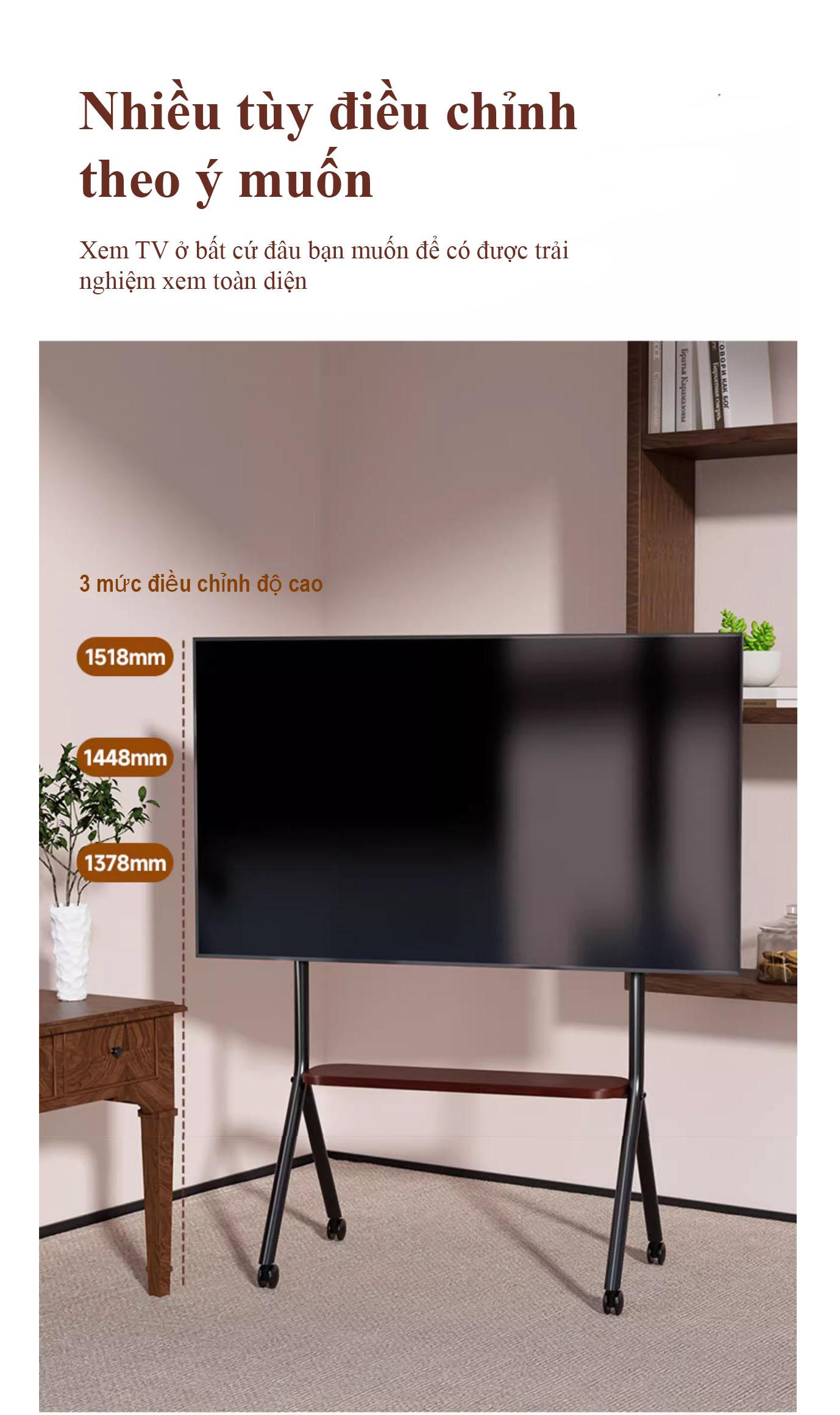 Kệ tivi di động 120 inch gọn gàng thanh lịch ML5 10