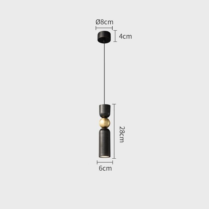 Đèn thả trần trang trí hình học nghệ thuật FLM030 11