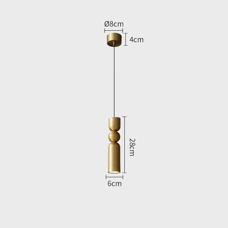 Đèn thả trần trang trí hình học nghệ thuật FLM030 10