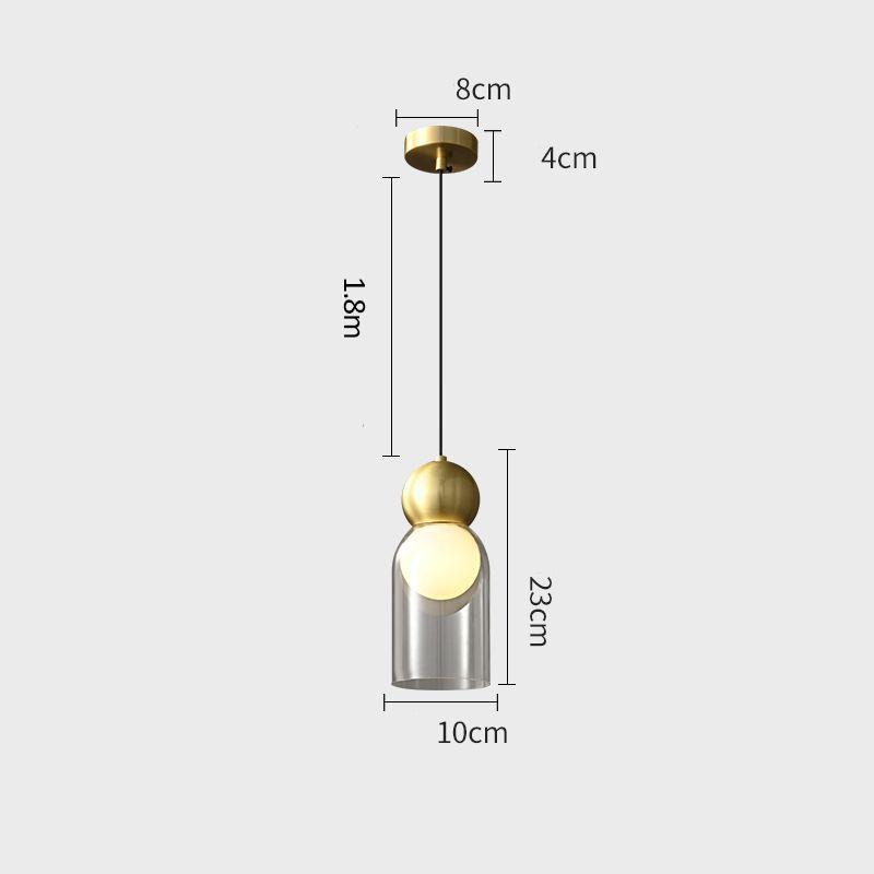 Đèn thủy tinh thả trần phong cách Bắc Âu FLM5006 20