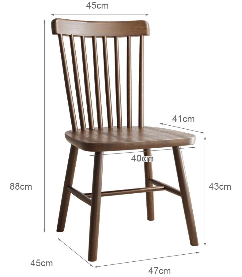 Ghế phòng ăn bằng gỗ Windsor Chair SHA541 12