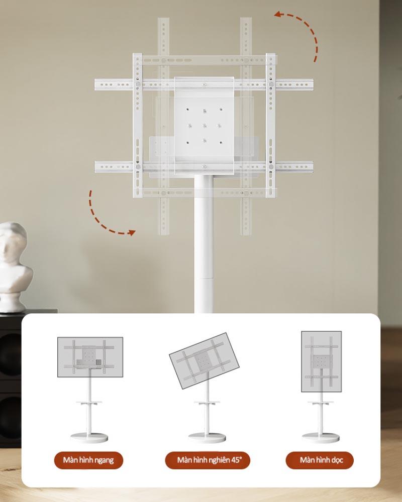 Giá đỡ Tivi di động thông minh xoay ngang dọc FK269 15