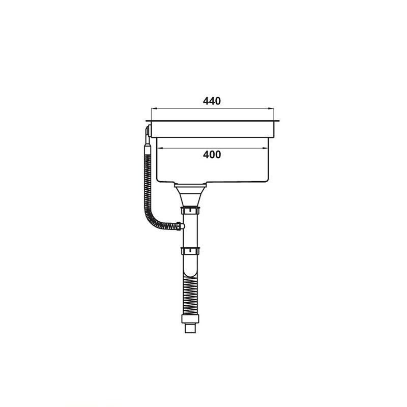 Chậu rửa bát Inox HS21-SSN2S90 Hafele 567.94.030 14