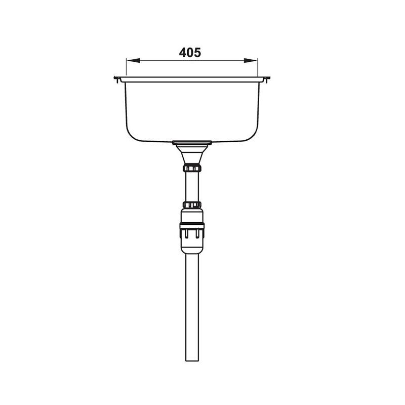 Chậu rửa chén Inox HS20-SSN2R90M Hafele 567.20.493 11