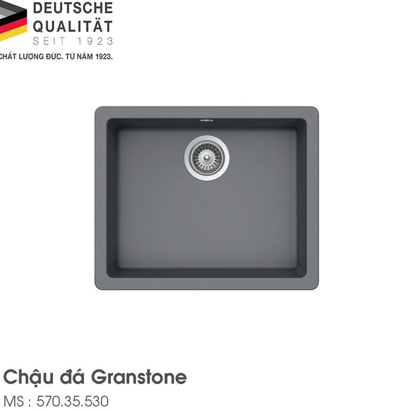 Chậu rửa đá Granstone HS19-GEN1S60 Hafele 570.35.530 3