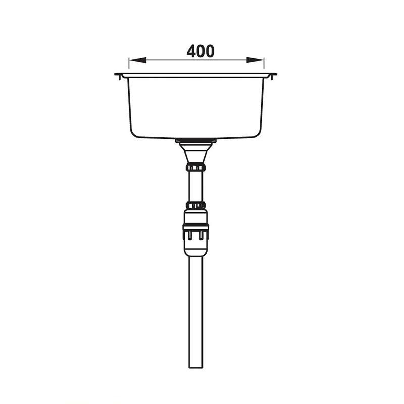 Chậu rửa inox 2 hộc HS20-SSN2S90L Hafele 567.20.546 16