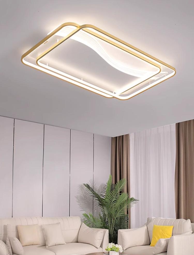 Đèn Led ốp trần chữ nhật phong cách Bắc Âu NVC076 8