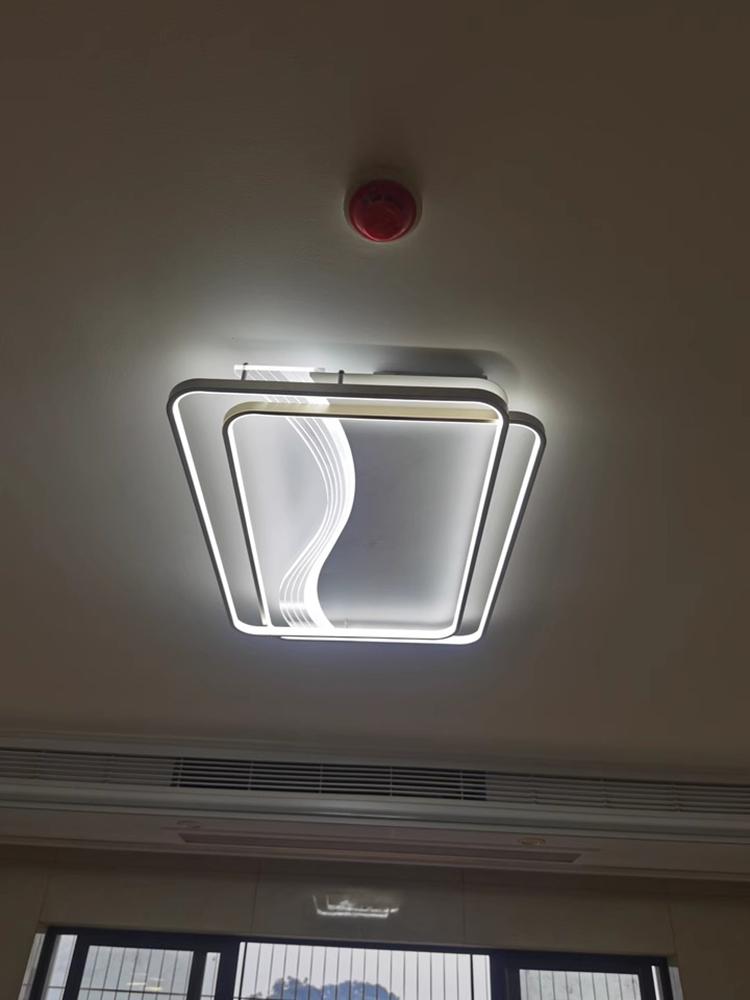 Đèn Led ốp trần chữ nhật phong cách Bắc Âu NVC076 12