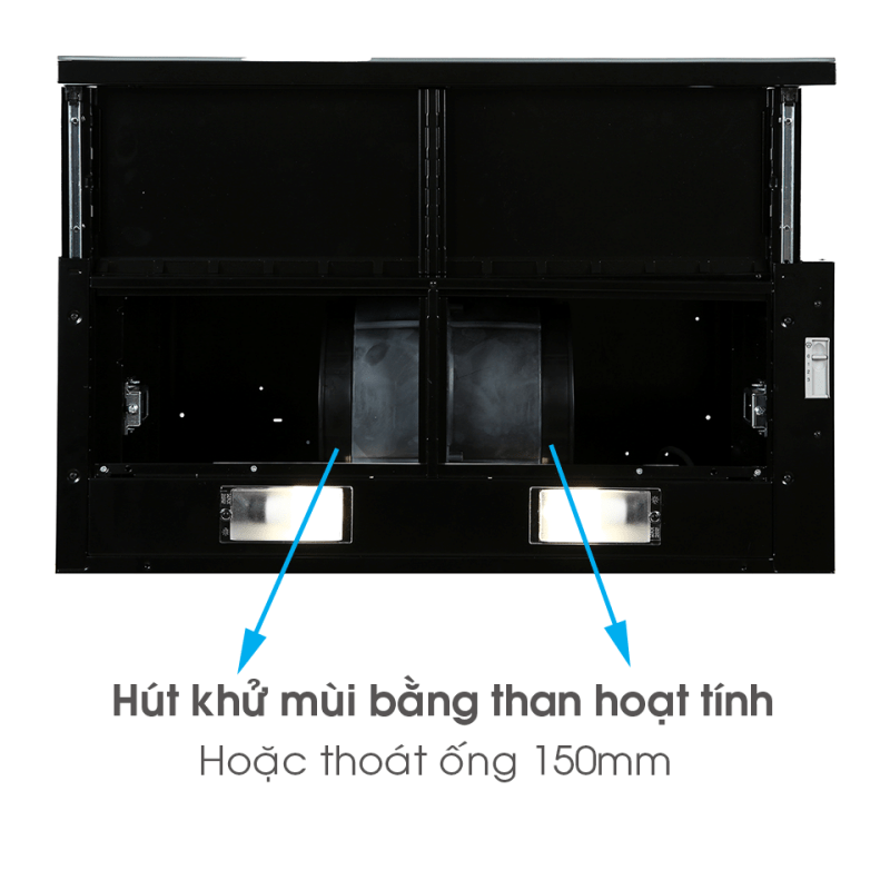 Máy hút mùi âm tủ màu đen HH-SG70A Hafele 533.89.021